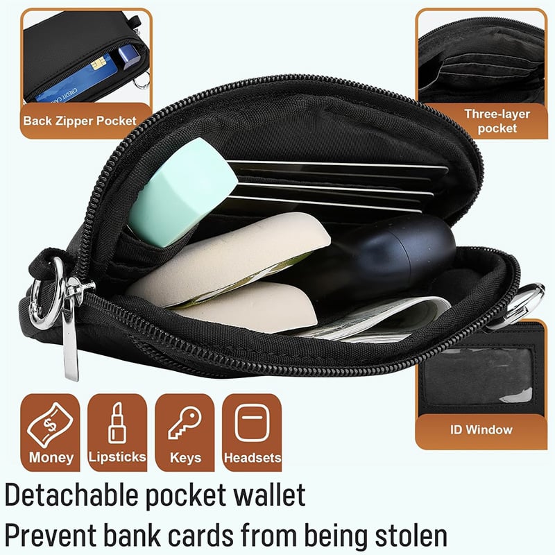 Avtoit | Adjustable Phone Lanyard Crossbody Strap with Wallet