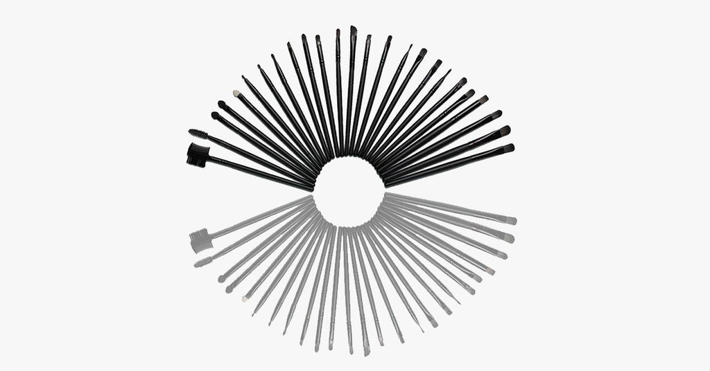 Avtoit | Black Makeup Brush Set with 32 Brushes and Case – A Complete Makeup Savior