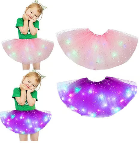 Avtoit | Bright LED Tulle Skirt for Kids – Colorful, Magical Light Effect
