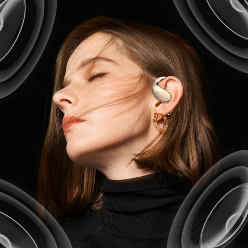 Avtoit | Wireless earbuds with open ear and LED display