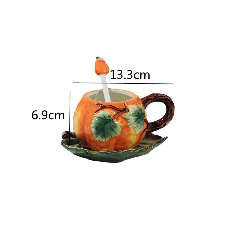 Avtoit | Creative Ceramic Pumpkin Mug Set