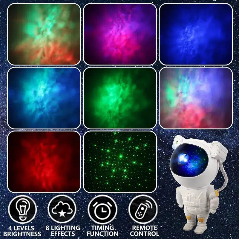 Avtoit | Astronaut Galaxy Projector Multiple Modes Galaxy Night Light with Remote Control
