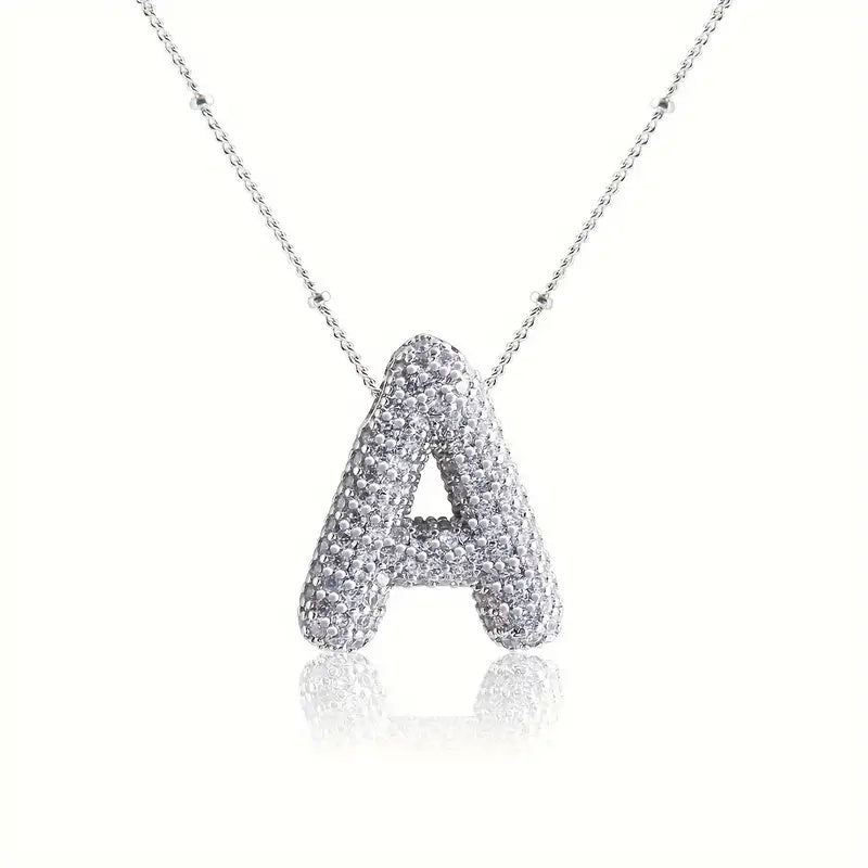 Avtoit | Alphabet-Diamond-Pendant-Necklace