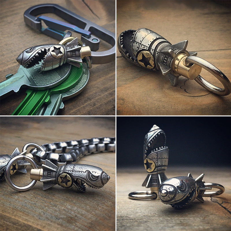 Avtoit | Piston Art Skull Keychain