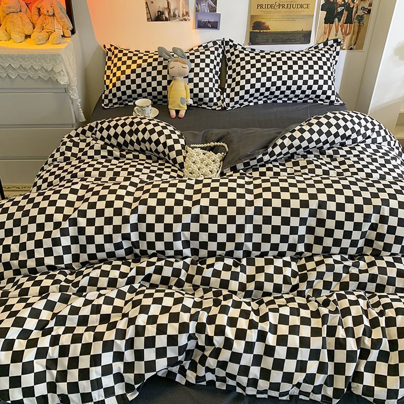 Avtoit | Abstract Chessboard Single Bed Linen Set
