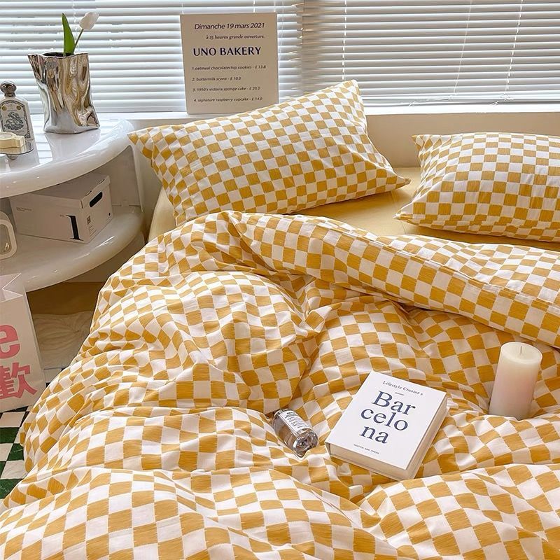 Avtoit | Abstract Chessboard Single Bed Linen Set