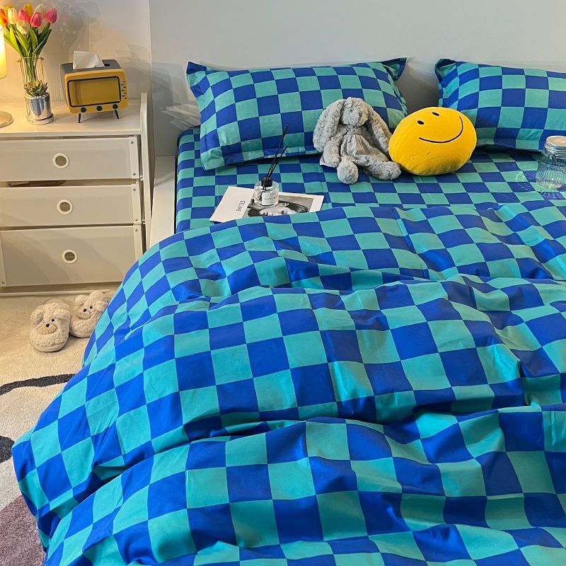 Avtoit | Abstract Chessboard Single Bed Linen Set