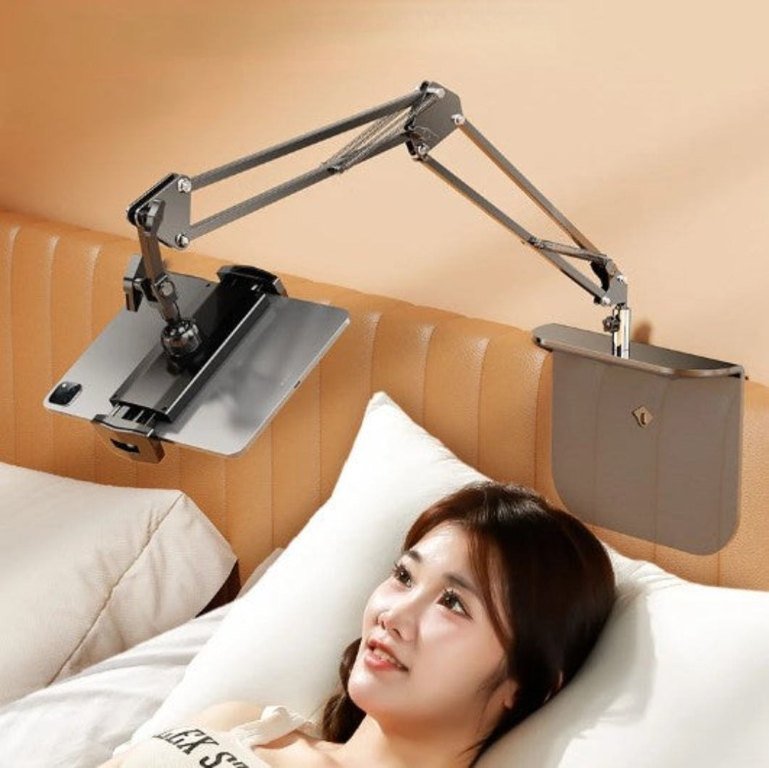 360° Rotating Phone and Tablet Stand for Hands-Free Use in Bed or on the Sofa