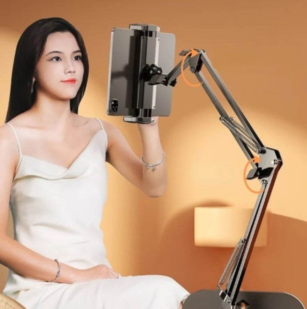 360° Rotating Phone and Tablet Stand for Hands-Free Use in Bed or on the Sofa