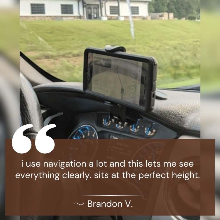Avtoit | Adjustable Car Phone Holder | Anti-Slip Grip & Durable ABS for Safe Navigation and Hands-Free Calls
