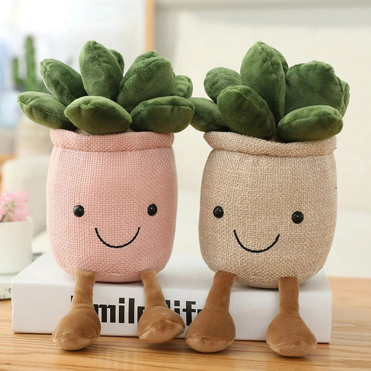 Avtoit | Adorable Succulent Plush Cushion: Soft, Cuddly Plant Decoration