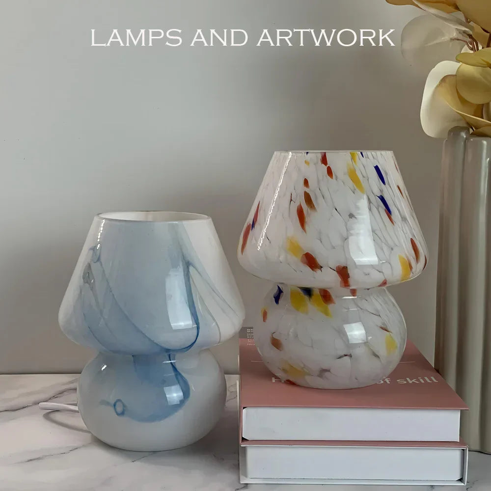 Avtoit | Aesthetic Glass Mushroom Lamp - LumiMush