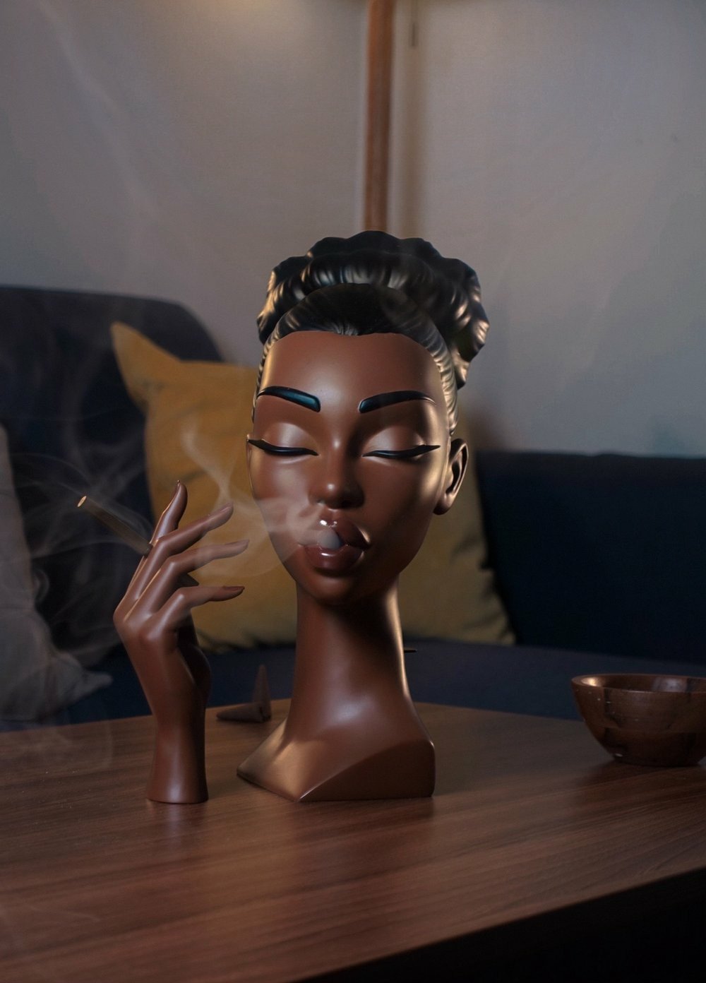Avtoit | Head Incense Burner Black Woman