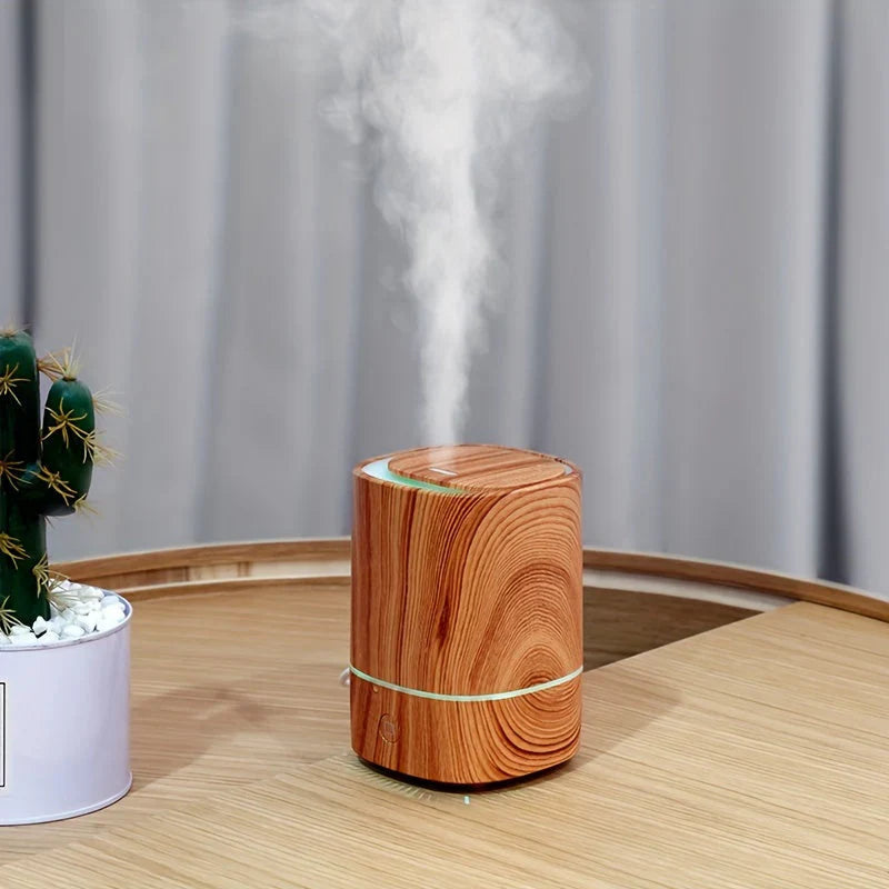 Avtoit | Ultrasonic Air Humidifier with Wood Look – Quiet Aroma Diffuser with LED & Automatic Shut-Off