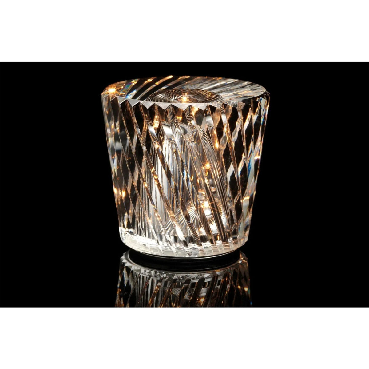 Rechargeable Crystal LED Table Lamp with Cordless Design