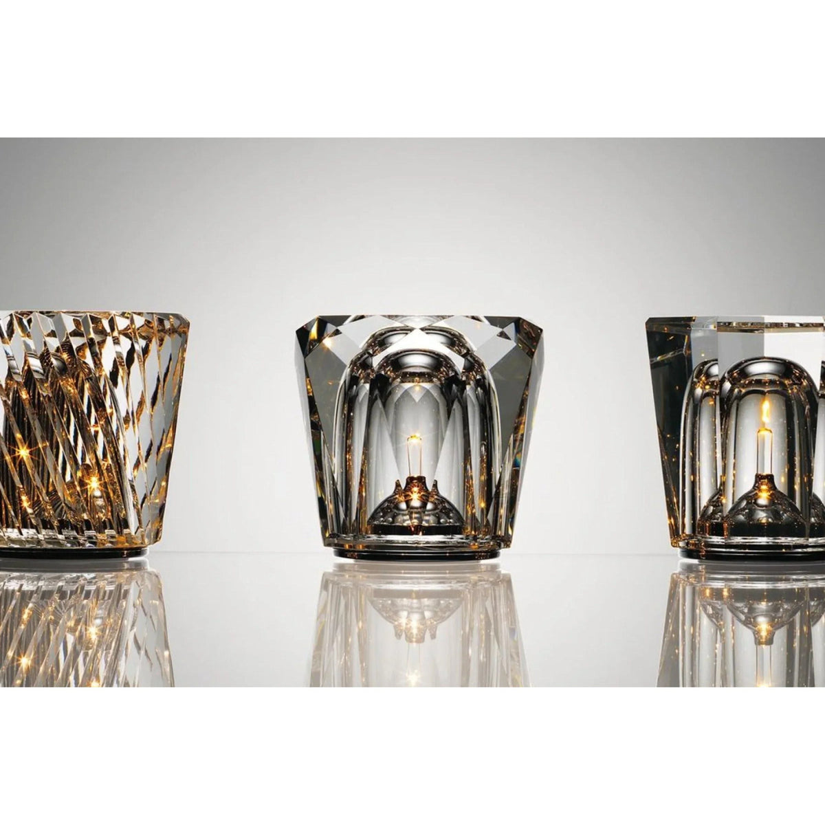Rechargeable Crystal LED Table Lamp with Cordless Design