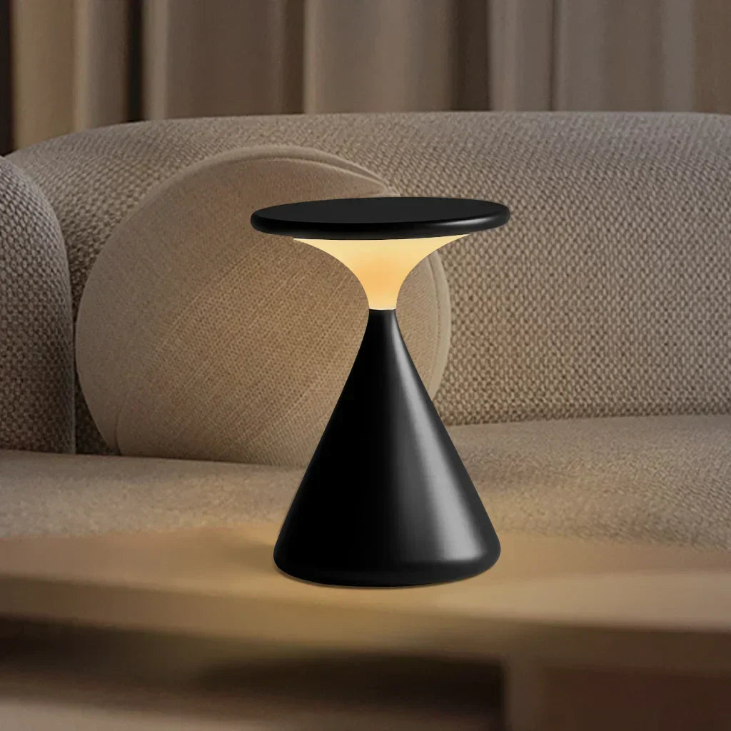 Avtoit | Aeron Hourglass Battery Table Lamp | Dimmable LED Table Lamp Without Cable