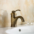 Avtoit | Antique Brass Tap Bathroom Fixtures Faucet Sink Mixer Tap