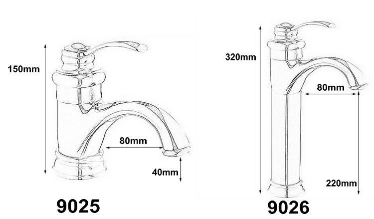 Avtoit | Antique Brass Tap Bathroom Fixtures Faucet Sink Mixer Tap
