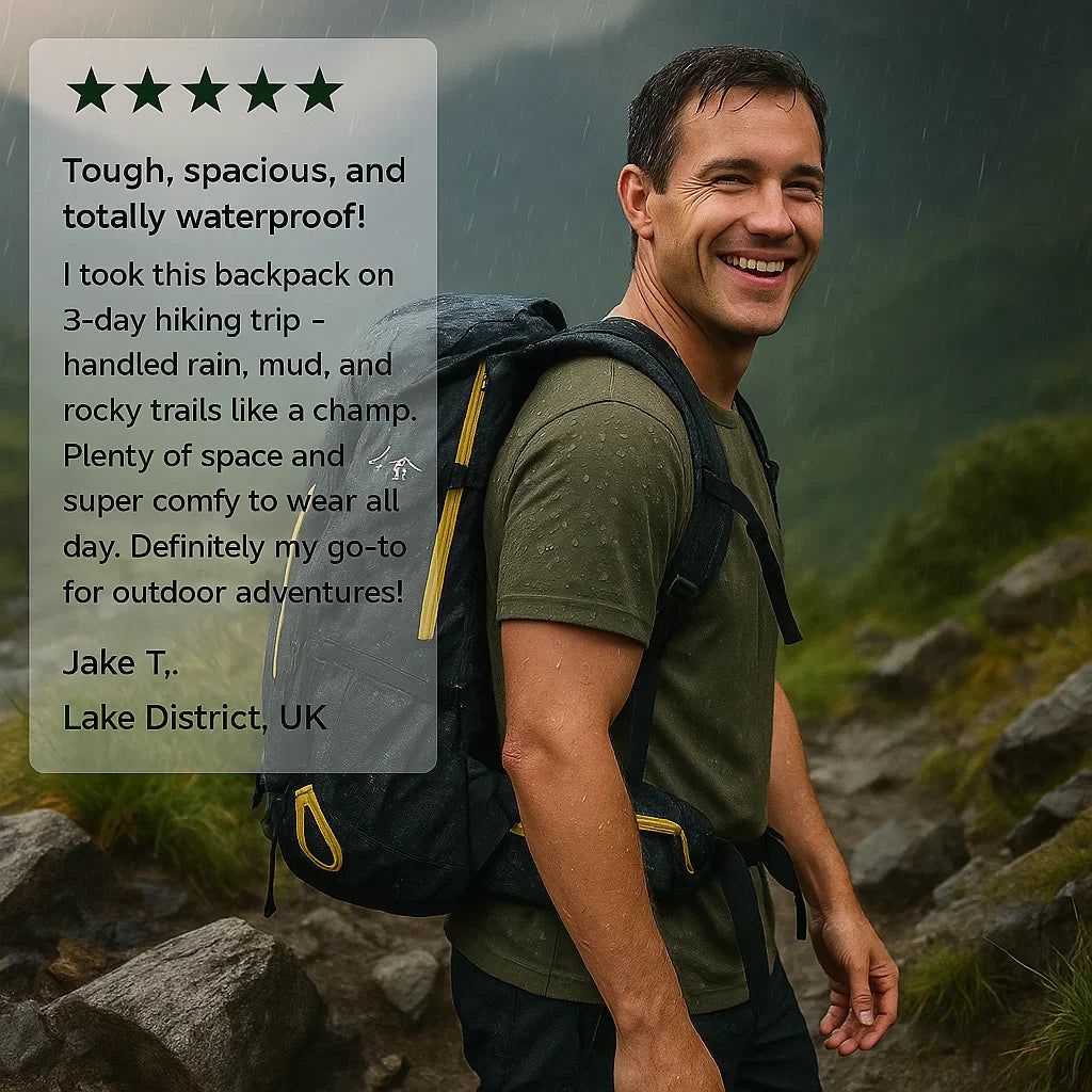 Avtoit | 40L Waterproof Hiking Backpack with Multiple Compartments for Outdoor Adventures and Travel