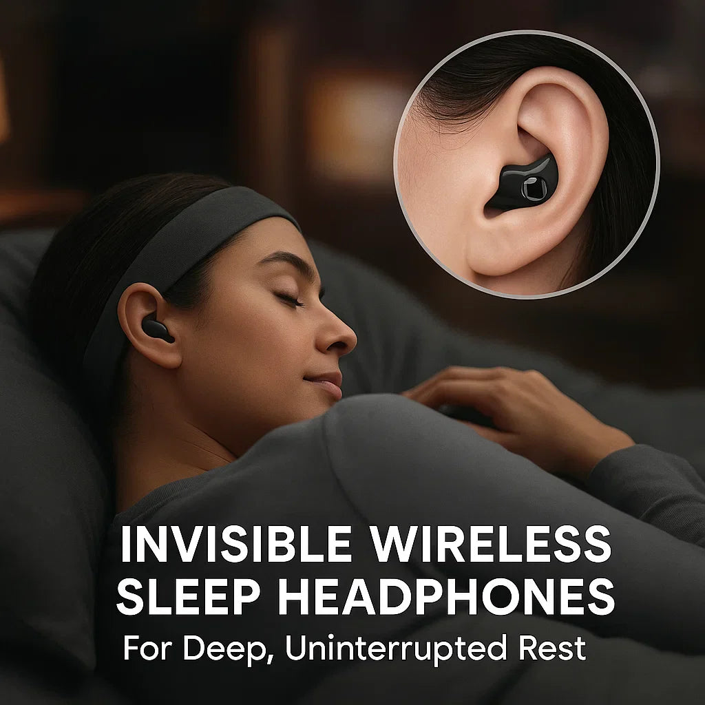 Avtoit | Invisible Wireless Sleep Headphones | Bluetooth 5.3 for Comfortable Sleep and Relaxation