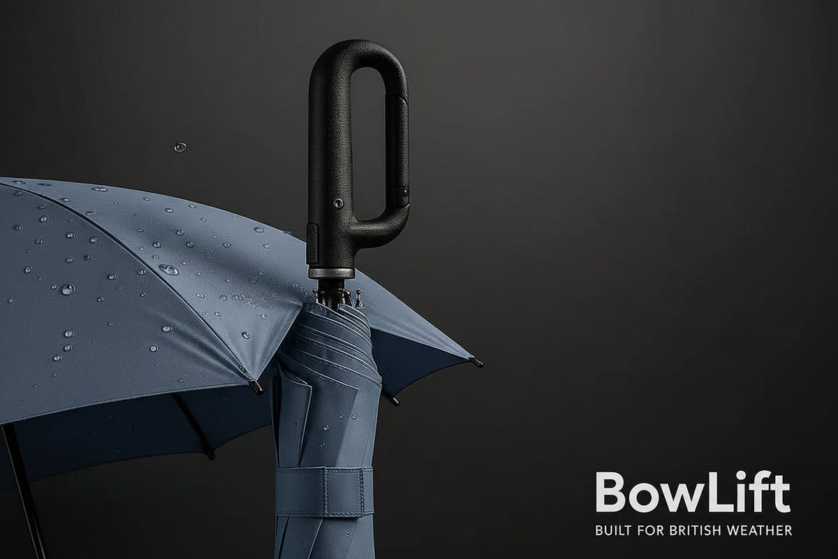 Avtoit | Wind-Resistant Automatic Folding Umbrella with Large Buckle Handle – Compact & Durable