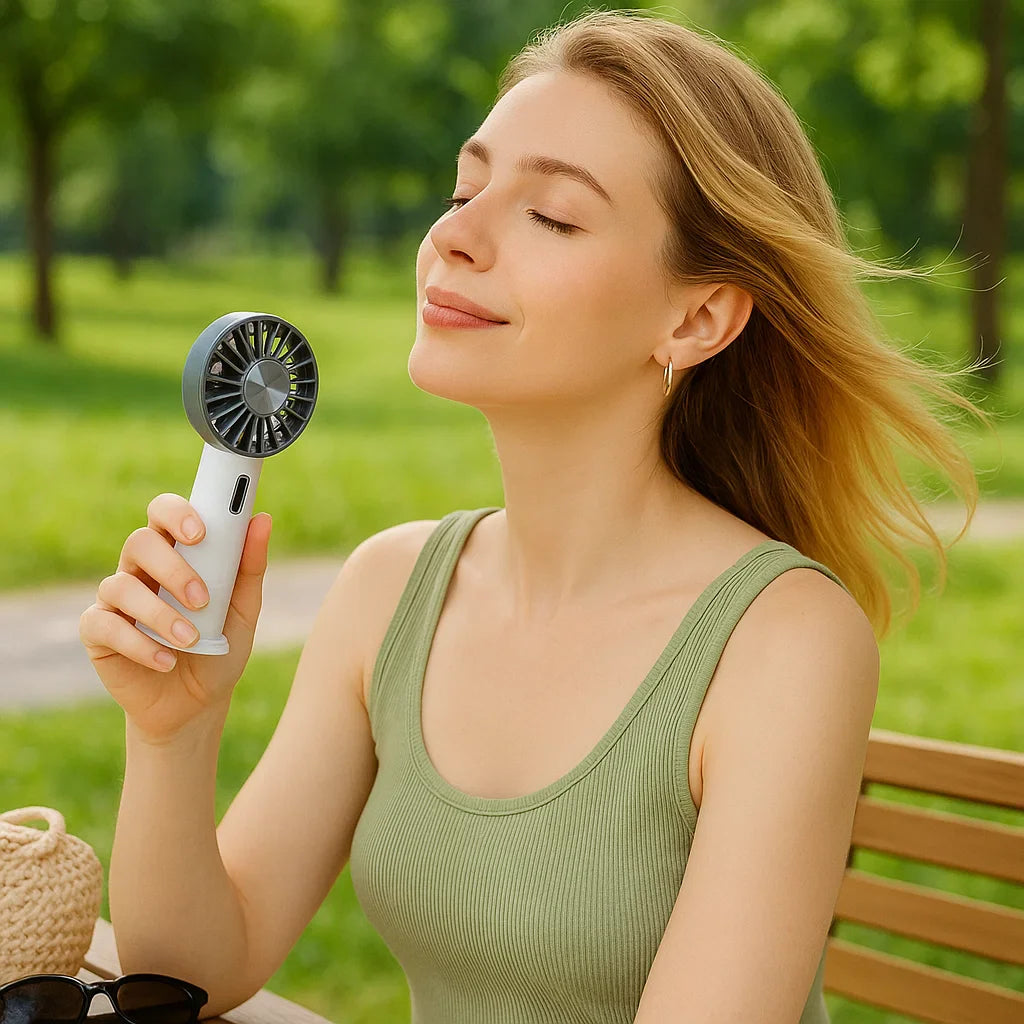 Avtoit | Portable Air Conditioner Cooling Fan | Compact, Lightweight & Ideal for Home, Office & Outdoor Use | Portable Handheld Fans