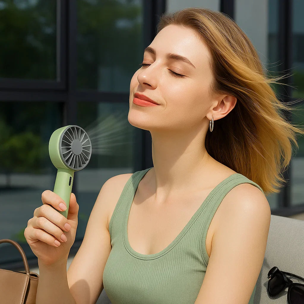 Avtoit | Portable Air Conditioner Cooling Fan | Compact, Lightweight & Ideal for Home, Office & Outdoor Use | Portable Handheld Fans