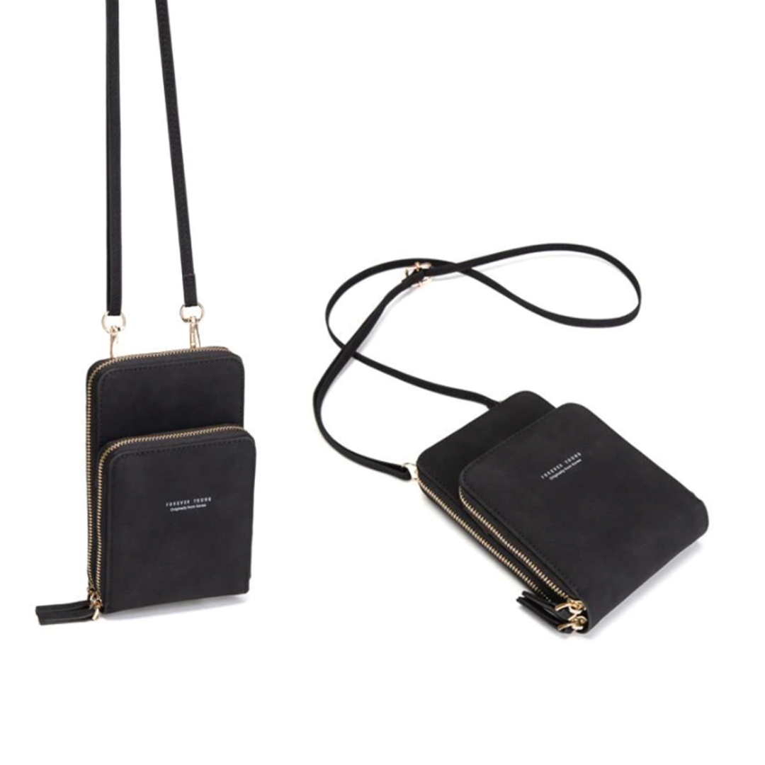 Avtoit | Triple Secure Leather Phone Purse: Elegance Meets Practicality
