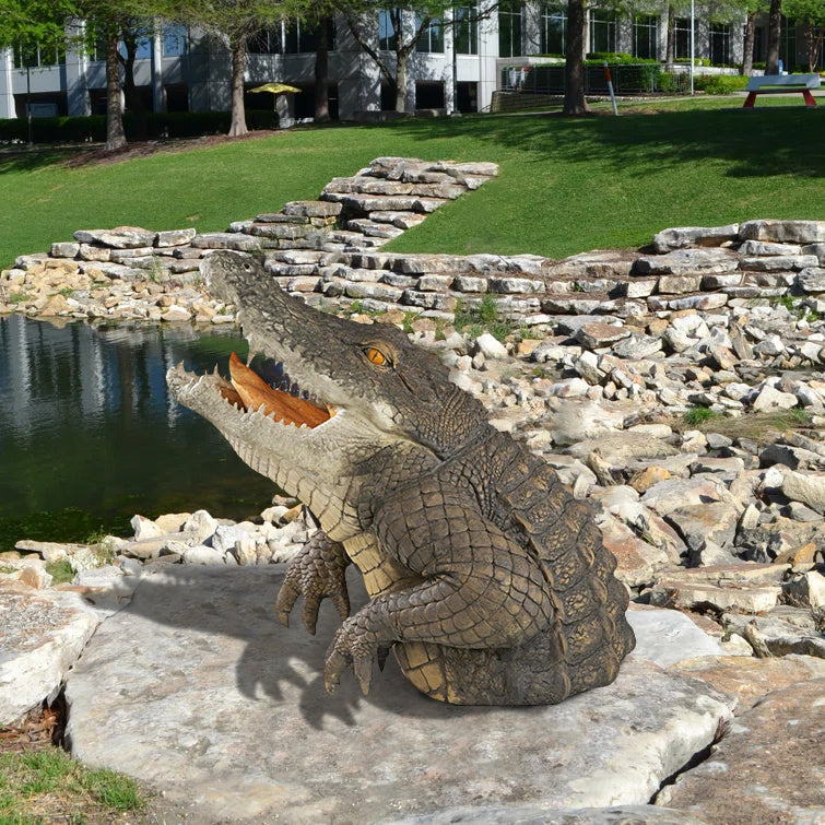 Avtoit | Garden Swamp Gator Statue