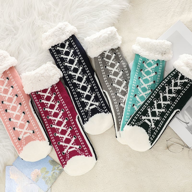 Avtoit | Ultra-thick Cashmere Slippers Socks S