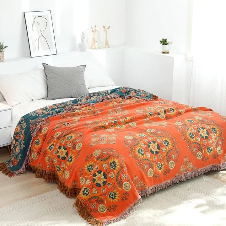 Avtoit | Cotton Queen Bedcover Sofa Blanket