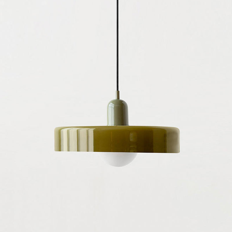 Avtoit | Coloured Glass Pendant Light – Elegant Bauhaus-Style Hanging Lamp for Living Room & Dining Area