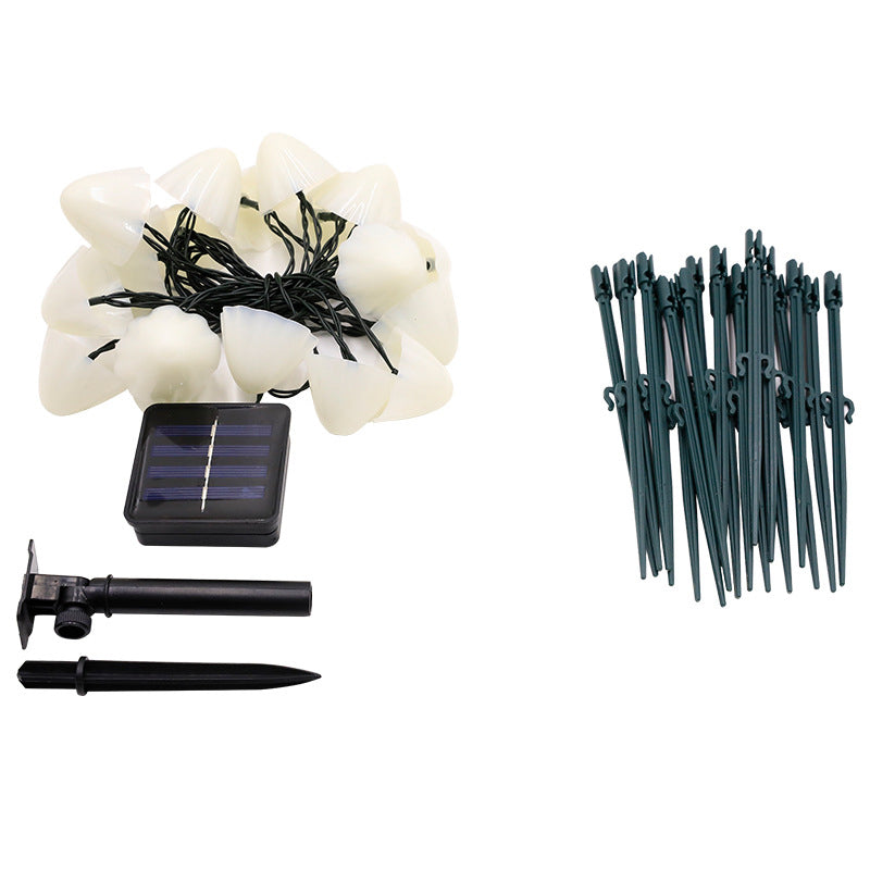 Avtoit | LED Solar String Lights Ground Stake Mushroom Lights