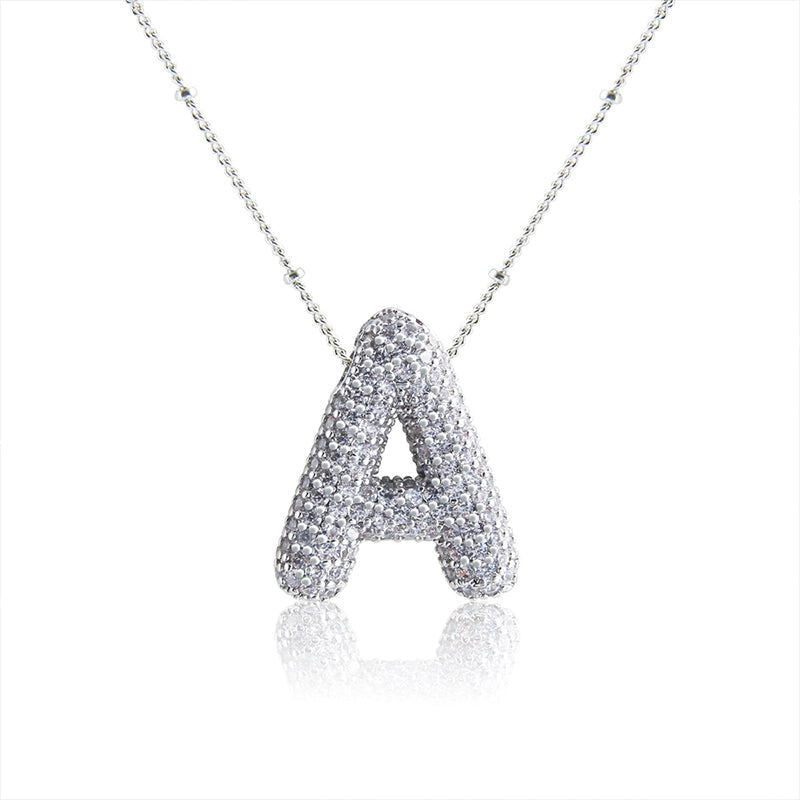 Avtoit | Alphabet-Diamond-Pendant-Necklace