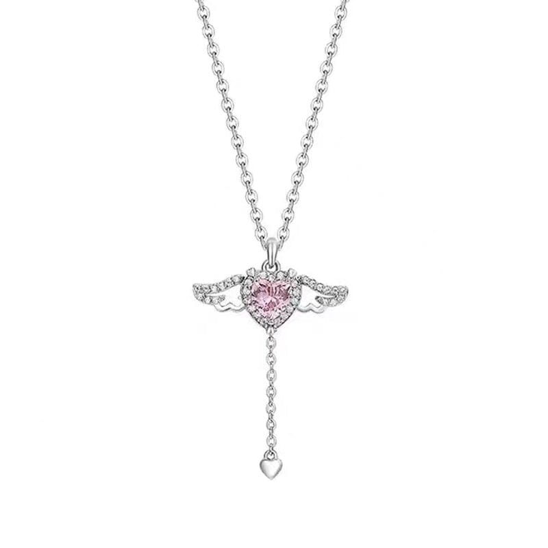 Avtoit | Pink Angel Wings Necklace