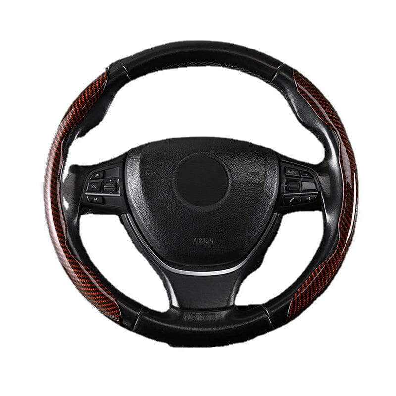 Avtoit | Universal Laser Carbon Fiber Pattern Steering Wheel Cover