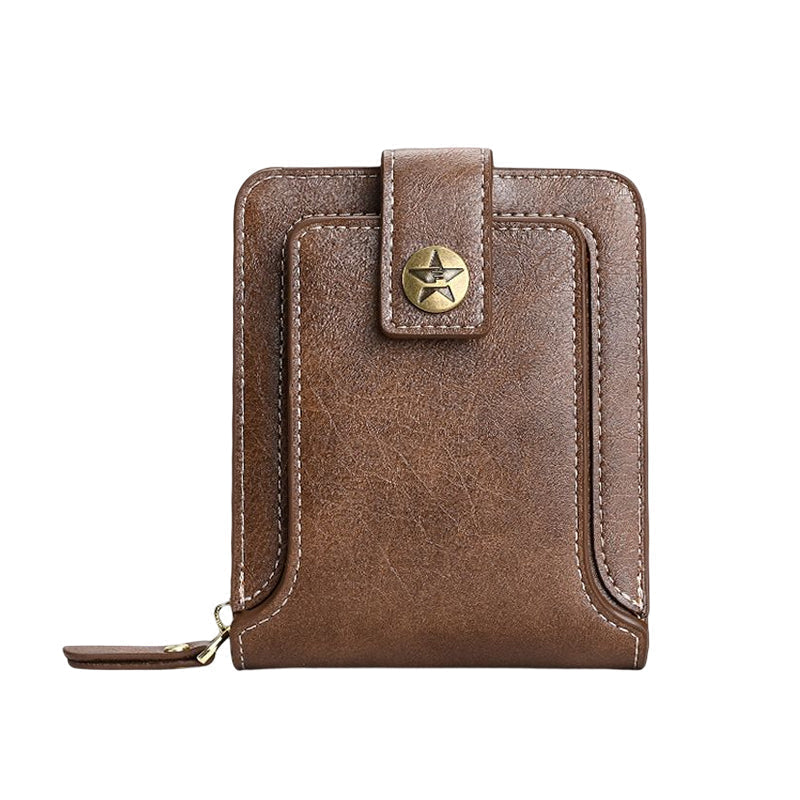 Avtoit | Men's New Short Fashion Multi-Cards Horizontal Zipper Wallet