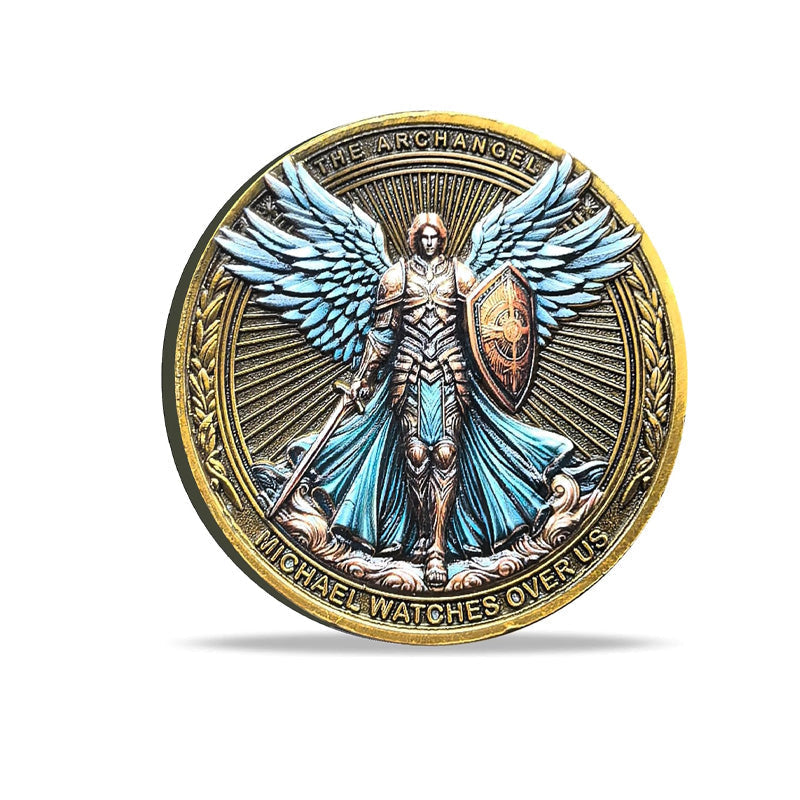 Avtoit | The Archangel Michael watches over us Challenge Coin
