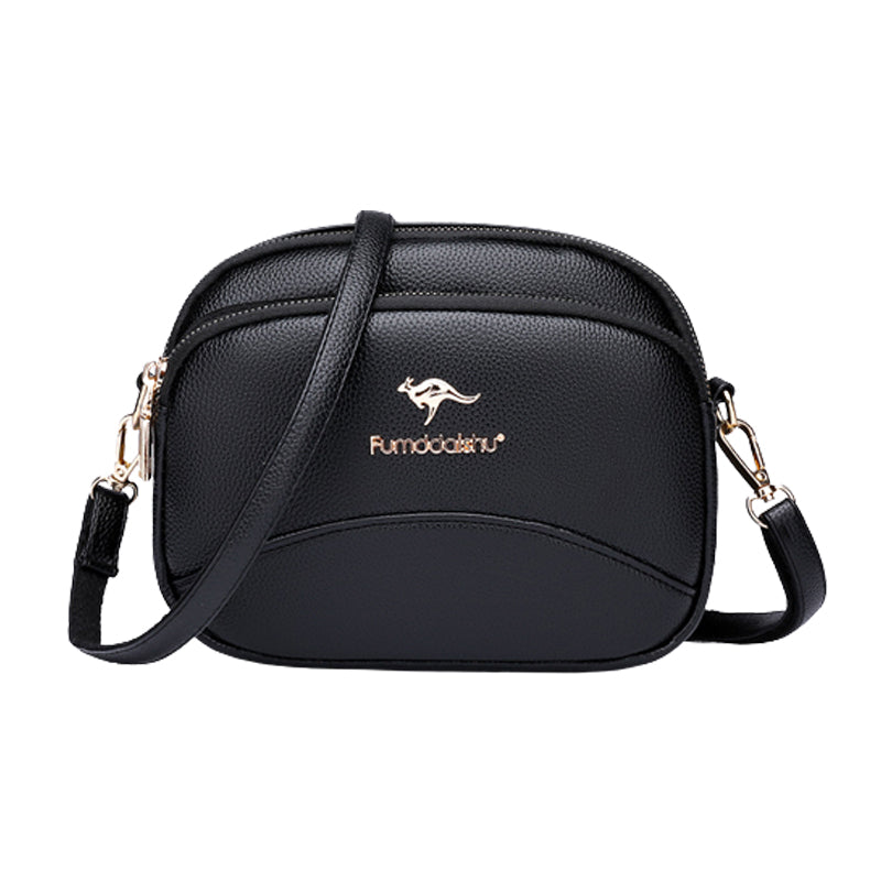 Avtoit | Soft Leather Multi-Pocket Shoulder Bag