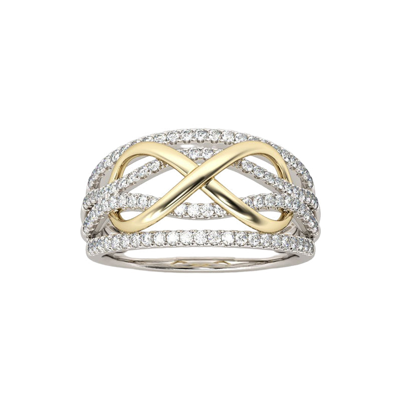 Avtoit | Mother & Daughter Forever Connected Together Ring