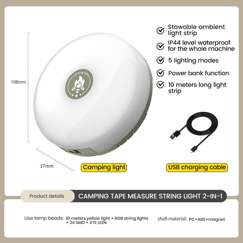Avtoit | Outdoor waterproof portable storage fairy lights