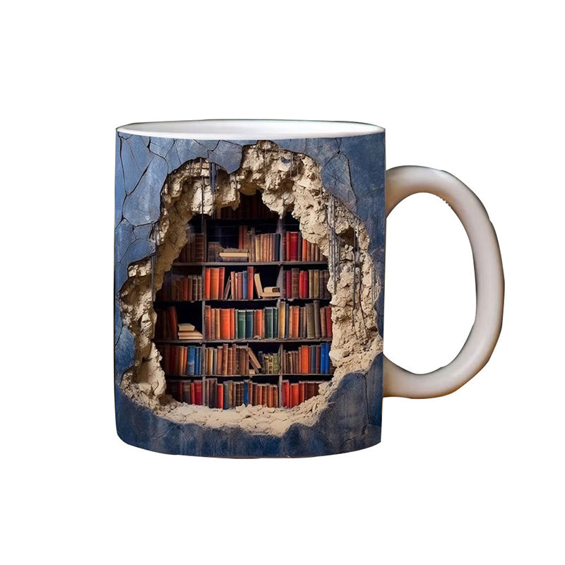 Avtoit | 3D Bookshelf Mug
