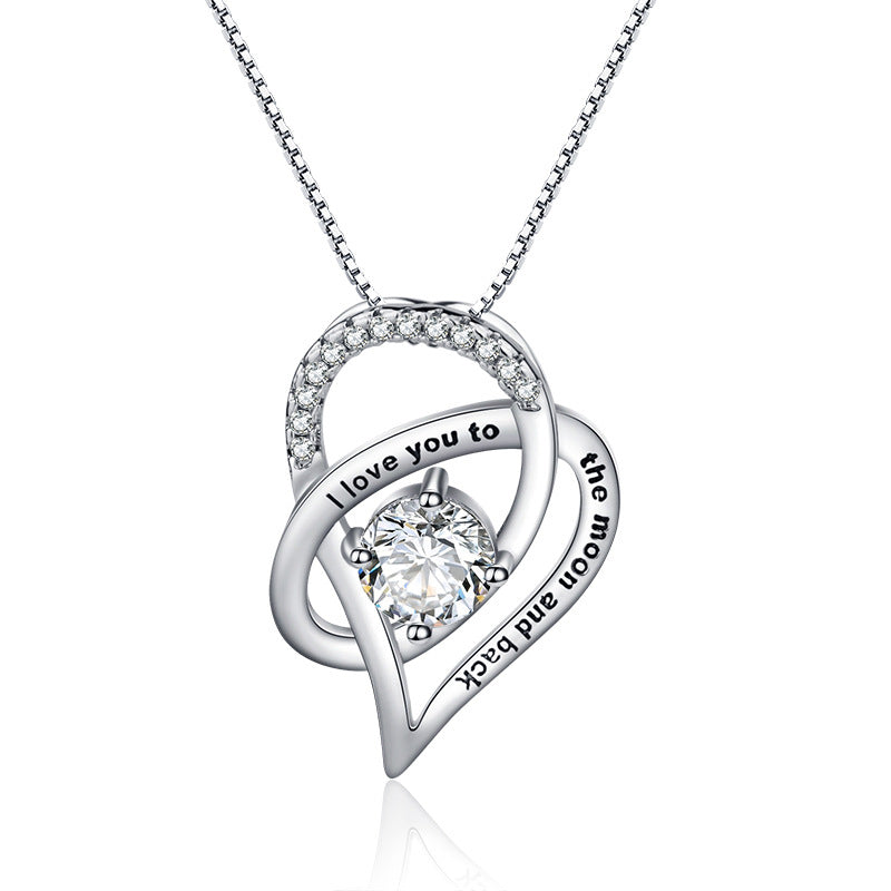 Avtoit | Letter Heart Necklaces for Mom