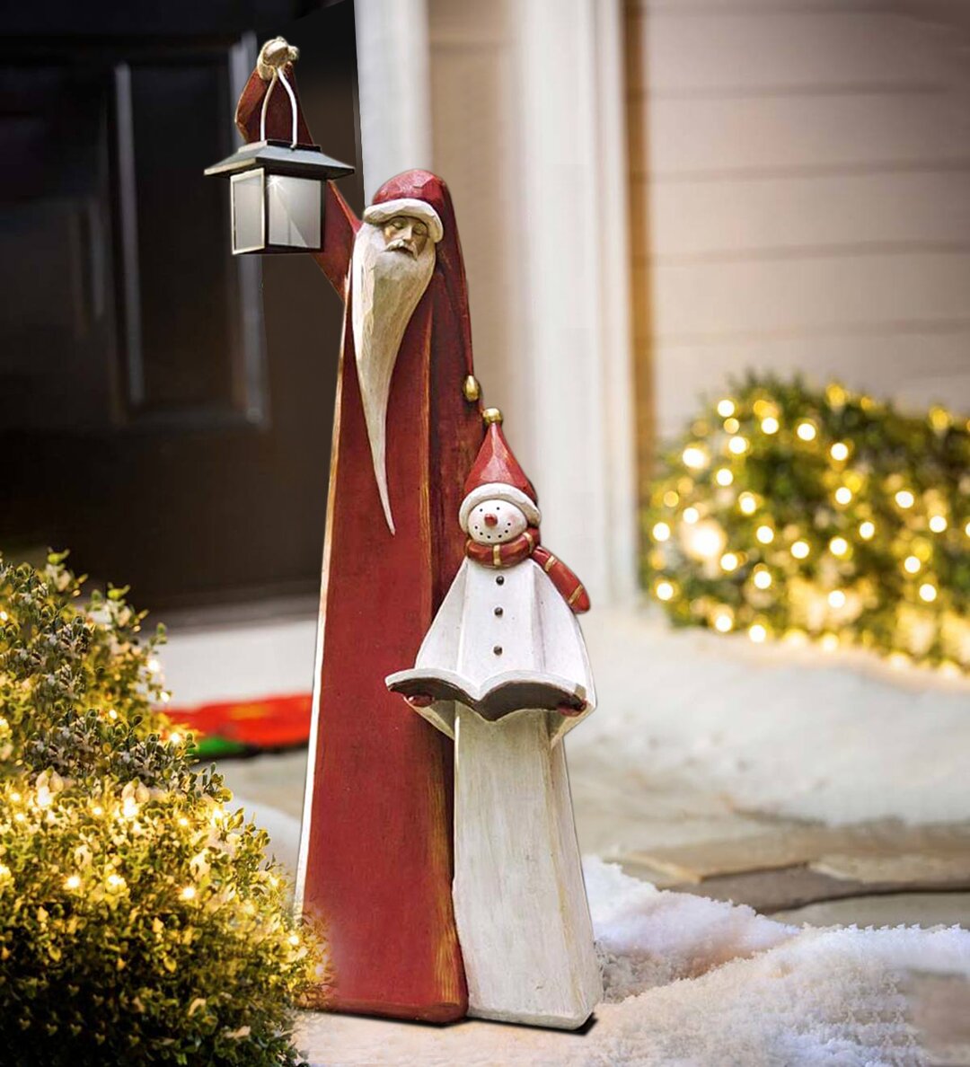 Avtoit | Santa And Snowman Sculpture