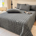 Avtoit | Modern Soft Throw Blanket with Square Texture – Stylish Fluffy Bed & Sofa Cover