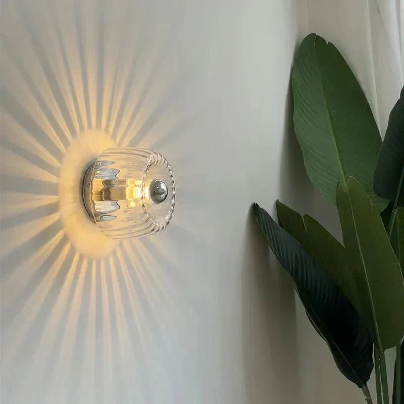 Avtoit | Scandinavian Bauhaus Wall Light – Nordic Glass & Metal Sconce for Modern Interiors