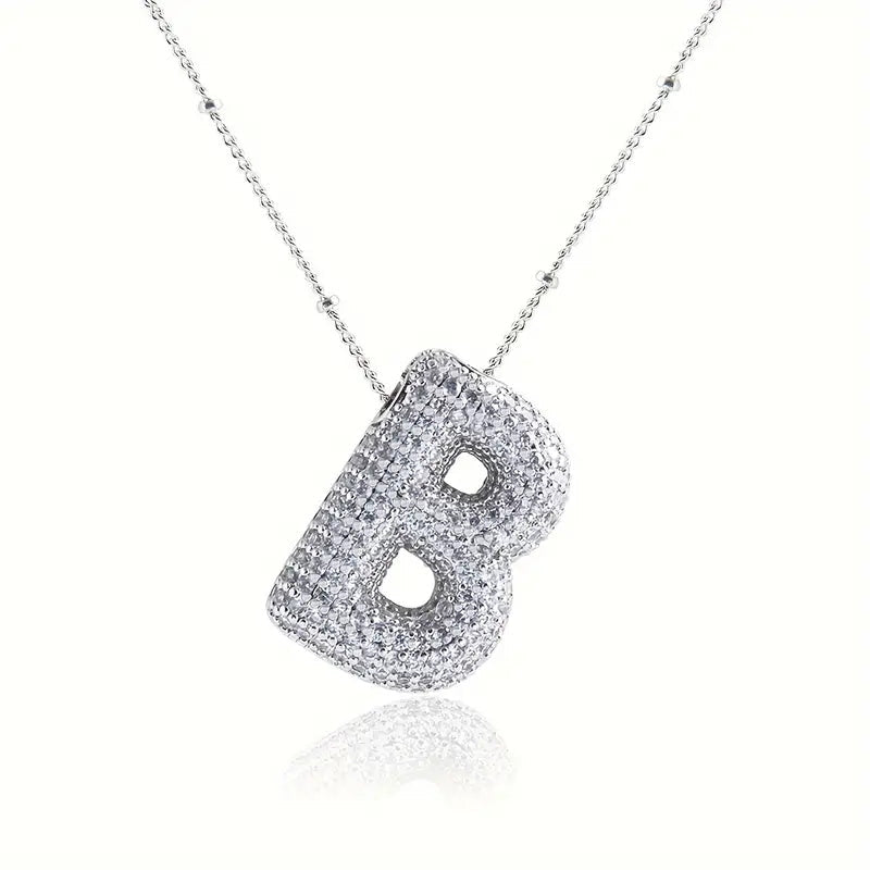 Avtoit | Alphabet-Diamond-Pendant-Necklace