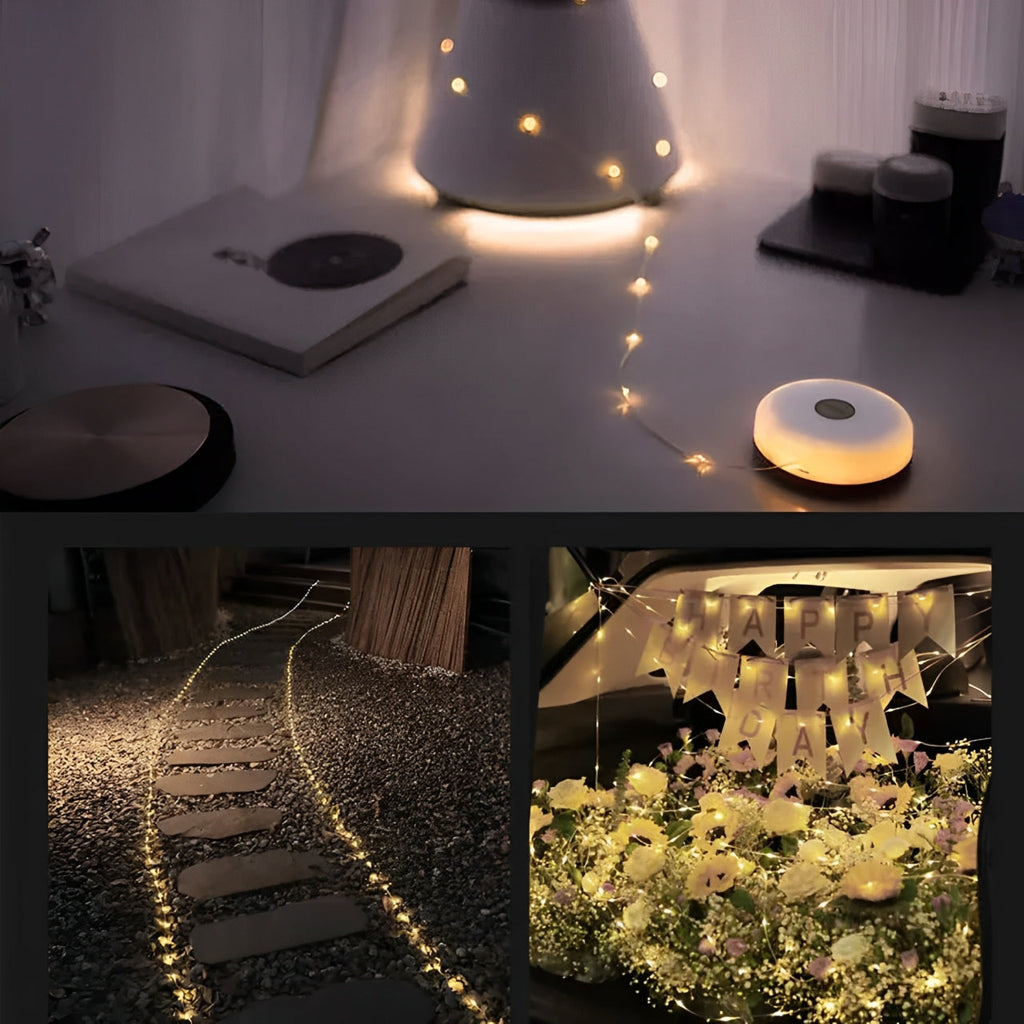 Avtoit | Portable LED Camping String Light – USB Rechargeable Waterproof Fairy Lights for Outdoor & Indoor Use (10m)