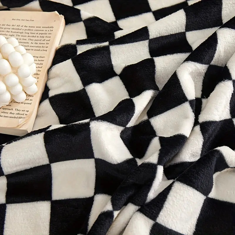 Avtoit | Classic Check Blanket – Soft and Warm Blanket for Sofa and Bedroom
